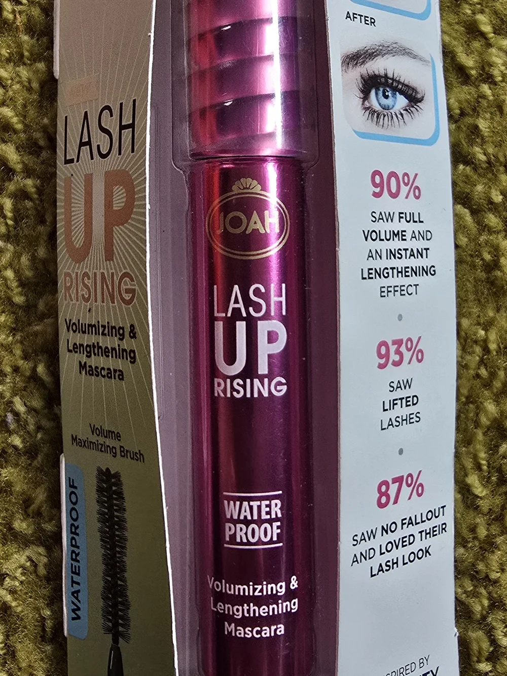 JOAH Lash Up Rising Waterproof Mascara - Metallic Magenta